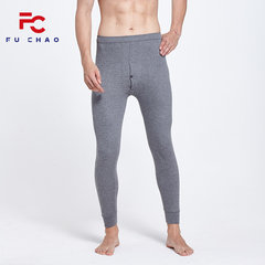 Male young students in single long johns winter cotton cotton cotton cultivation base thin warm pants pants 170 (L) Dark grey