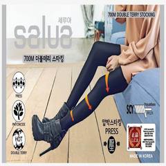 South Korea lets slim salua pressure stovepipe socks leg shaping Stockings Pantyhose with velvet backing in autumn and winter F Salua 700M (full socks) [winter section]