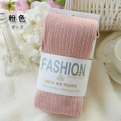 Spring and autumn thick knitted cotton twist pantyhose female thin socks with feet backing foot socks in autumn and winter, Ms. Skin color (buy 10 to send 2) Pink