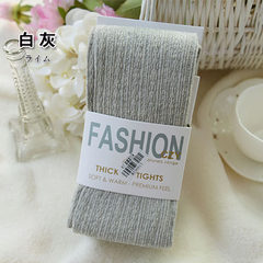 Spring and autumn thick knitted cotton twist pantyhose female thin socks with feet backing foot socks in autumn and winter, Ms. Skin color (buy 10 to send 2) Lime