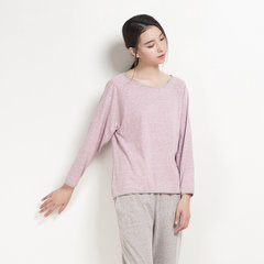 Dingguagua dingguagua pajamas female couple two piece female long sleeved autumn fresh Home Furnishing suit. One hundred and sixty-five Violet