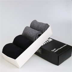 Winter male socks thickening cotton towel socks in winter in autumn and winter sports socks socks terry socks with warm cashmere Size 35-44 2. 2 black (thickening)