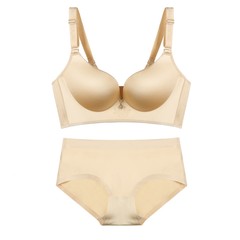 Ed Bo Gene to the big underwear flagship store, the official traceless seamless ring adjustment bra set Upgrade skin tone 70A=32A