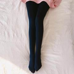 Women wear tights Primer Plus velvet foot trousers 2017 new Korean all-match slim slim Siamese tights sub F black