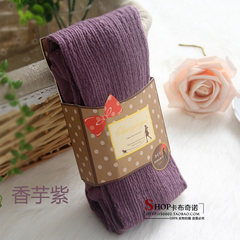 Autumn and winter grey twist tights, mid autumn thick stockings, conjoined socks, cotton tights, grounding socks 10 - 13.5 yuan, sending 2 double Taro purple 17#