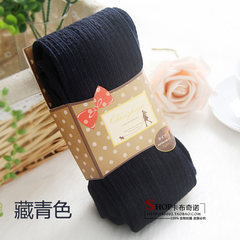 Autumn and winter grey twist tights, mid autumn thick stockings, conjoined socks, cotton tights, grounding socks 10 - 13.5 yuan, sending 2 double Navy blue 4#