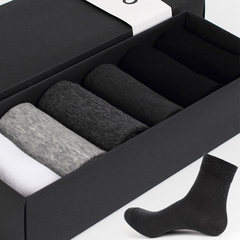 Cotton socks in the sub cylinder due to men's socks in the autumn autumn long barrel waist male deodorant cotton thick soil in autumn and winter 10 - 13.5 yuan, sending 2 double Don't be white 6 pairs