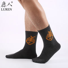 The deer Rennan socks cotton socks in tube high-end leisure sports socks cotton socks in winter, thick 7001 F 7001-10