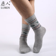 The deer Rennan socks cotton socks in tube high-end leisure sports socks cotton socks in winter, thick 7001 F 7001-1