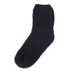 Japanese cute winter socks, female stockings, deodorant thickening, winter men's short socks, thermal socks F black