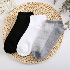 10 double 9.9 yuan disposable socks, short socks, polyester cotton men's socks, travel one yuan seven days socks F Pure color mesh socks 10 pairs