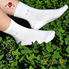 Ziyan brand socks type men's heel crack socks thick cotton socks anti foot dry foot crack foot chapped effect F white