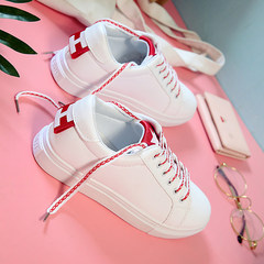 2017 summer and autumn Crocs street all-match white shoe female students in Hong Kong s casual canvas shoes shoes wind Thirty-eight gules