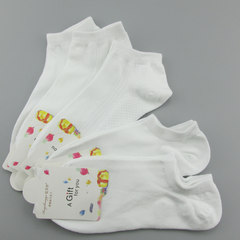Pure cotton socks, boat socks, autumn winter sports black pure white pure color summer style short sleeve socks, deodorant shallow mouth 5XL (280 Jin) Short barrel white 3 double shallow white 2 pairs