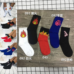 5 double boxed ins Harajuku socks socks and stockings slide hip hop street and maple leaves Ma 5XL (280 Jin) Five double combination 4