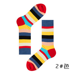 Socks, men's autumn cotton stockings, women's stockings, British Wind stockings, street socks and stockings 5XL (280 Jin) Navy Blue