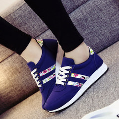 Sport shoes, running shoes, 2017 in autumn and winter the new trend of Korean female student shoes flat shoes shoes Thirty-eight blue