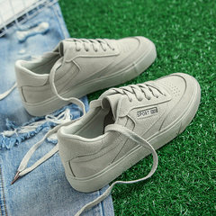 All-match white shoe female student Harajuku wind ulzzang white shoes 2017 new ins canvas shoes. Thirty-eight gray