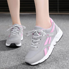 Every autumn special offer leisure shoes sports shoes all-match female Korean tide black and white students female shoes running shoes 37 (a standard) Grey (A008)