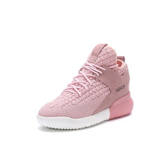 Sports shoes autumn new 2017 Korean ulzzang all-match running in Harajuku plus velvet increased leisure shoes Thirty-eight Pink rose in T8 (Dan Li)