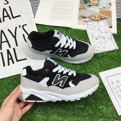 In winter, the Korean version of the ulzzang sport shoes, running shoes n shoes Agam Harajuku lovers' leisure shoes Thirty-eight 580 black ash