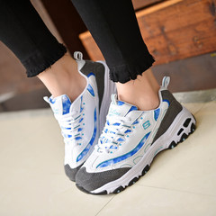 Spring and summer in South Korea ulzzang students running shoes harbor Wind Street East Gate BF wind Harajuku shoes sports shoes Thirty-six SKQ~ blue