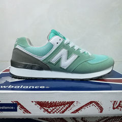 The new flagship store official authentic shoes net sports shoes new balance shoes 2017 new couples in autumn and winter Thirty-eight Grey green