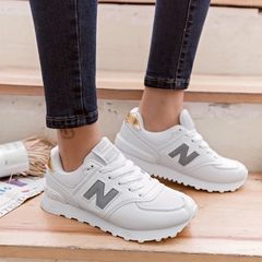 The new flagship store official authentic shoes net sports shoes new balance shoes 2017 new couples in autumn and winter Thirty-eight white