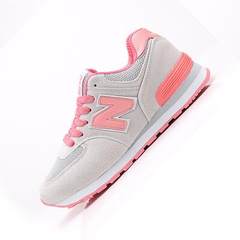 The new flagship store official authentic shoes net sports shoes new balance shoes 2017 new couples in autumn and winter Thirty-eight light gray