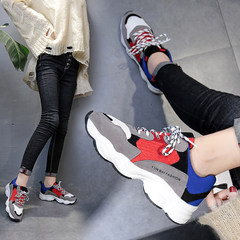 Ins sports shoes shoes 2017 autumn new Korean ulzzang Harajuku all-match students over the fire shoes Thirty-seven gules