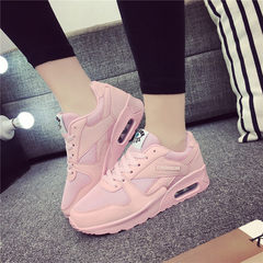 Korean female sports shoes in the autumn of 2017 new wind ulzzang all-match running flat Harajuku students leisure shoes Collect socks! Priority delivery! 268 powder