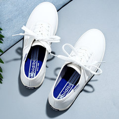 The summer white shoes all-match fall 2017 new Korean version of Zheng Xiujing with a ins canvas shoes shoes Thirty-eight white