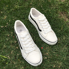 Korean all-match Harajuku ulzzang canvas shoes female 2017 new spring shoes shoes shoes black students Forty white