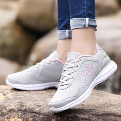 New winter sports shoes and leisure shoes leather all-match students running shoes breathable shoes a portable travel 39 standard sports shoes code 098 gray (leather)