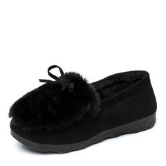 New Korean Doug shoes leisure shoes and cashmere female thick warm flat lazy Maomao shoes shoes Forty-one black