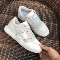 Korean version of the ulzzang sport shoes, a South Korean air max shoes Harajuku sport shoes female tidal harbor Thirty-eight gray