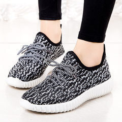 Autumn and winter suede shoes, lady lazy shoes, student tie UPS, low floor flat leisure, old Beijing pedal canvas shoes Thirty-eight Gun grey