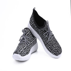 Autumn and winter with cashmere all-match couple sports shoes flat shoes breathable shoes' old Beijing shoes Forty-two Dark grey