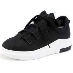 In the autumn of 2017 new thick soled sports shoes casual shoes in the spring of Korean students in Hong Kong all-match wind Harajuku shoes Thirty-eight black
