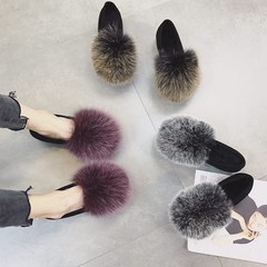 Maomao shoes thick non slip bottom fox low shoes 2017 winter leisure new student Doug shoes bottom Muffin Thirty-six Color card