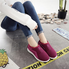Winter light in the elderly and elderly non slip shoes shoes velvet warm shoes casual shoes treadmills pedal a mother Thirty-eight A pedal sewing shoes
