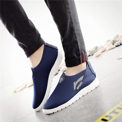 Winter light in the elderly and elderly non slip shoes shoes velvet warm shoes casual shoes treadmills pedal a mother Thirty-eight A male blue shoes.