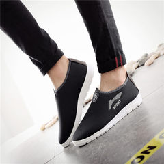 Winter light in the elderly and elderly non slip shoes shoes velvet warm shoes casual shoes treadmills pedal a mother Thirty-eight A pedal male gray shoes