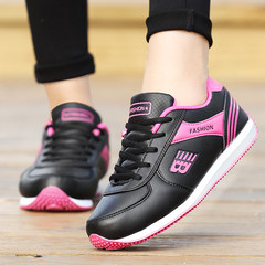 A female student a special offer autumn ladies leisure shoes shoes women mother running shoes Tourism Thirty-eight 602 red black leather
