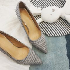 The cat with the shoes fall 2017 new stilettos pointed all-match sexy single shallow mouth shoe foot female shoes Thirty-eight Fashion grey