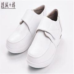Special offer every day white nurse shoes shoes cushion antiskid shoes with slope with cashmere mother work shoes a beautician Thirty-eight White linter