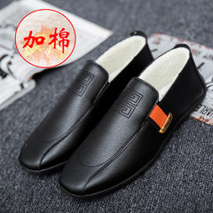 Early autumn summer men's casual shoes new shoes Doug male social spiritual guy shoes pedal lazy shoes Thirty-nine Peas with black velvet