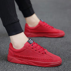Early autumn 2017 new men shoes casual shoes mens winter cotton shoes shoes trend of Korean Students Forty-three gules