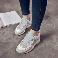 South Korea's Ulzzang Street winter sport shoes, casual shoes Korean web color shoes Harajuku students Thirty-eight Purple clouds shoes half code