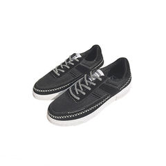 Solid mesh breathable men's casual shoes in winter sports shoes all-match trend of Korean male students of white shoes Forty-three black